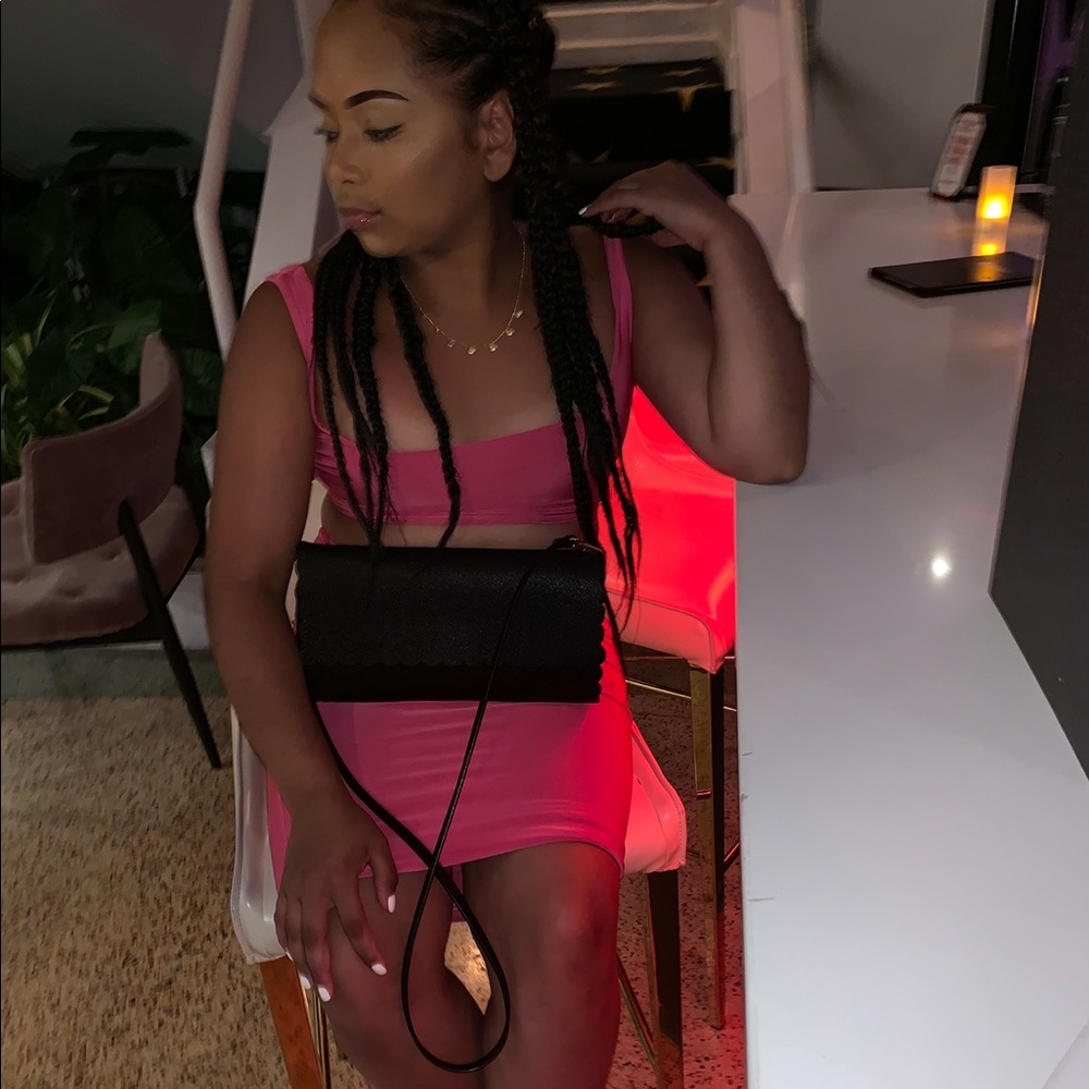 Hot pink 2 piece set